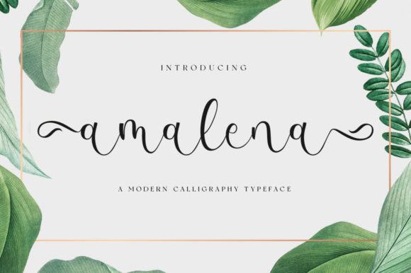 Amalena: The Font That Adds Luxury Spark to Your Campaigns