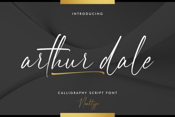 Arthur Dale: A Script Font That Breathes Elegance Into Branding