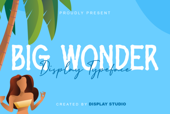 Big Wonder Font for Handmade Creators and Designers