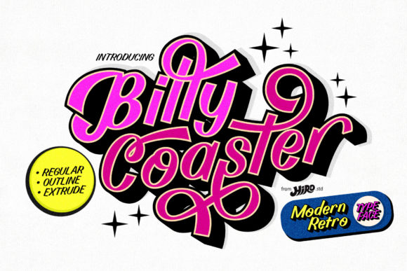 Billy Coaster Font Review
