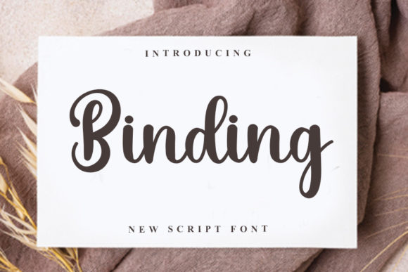 Binding: A Script Handwritten Font for Elegant Branding