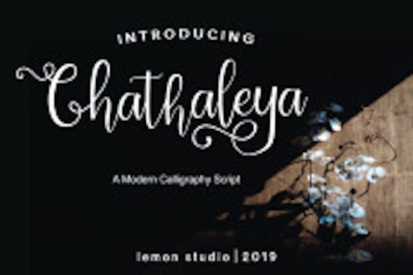 Chathaleya: The Font That Elevates Your Brand’s Visual Story