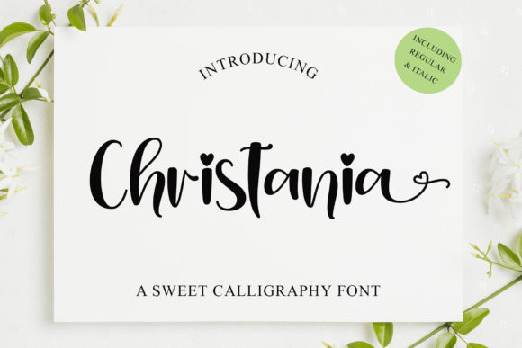 Christania: A Delicate Handwritten Font for Web Design