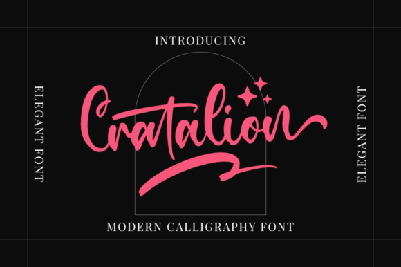Cratalion: A Timeless Script Font for Editorial Design