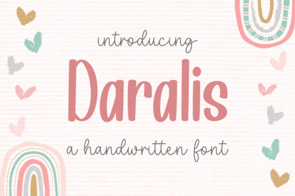 Daralis: A Script Handwritten Font That Elevates Brand Identity
