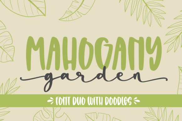 Enhance Your Brand with Mahogany Garden Fonts