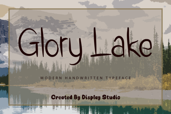 Glory Lake: A Modern Handwritten Font for Creative Crafters