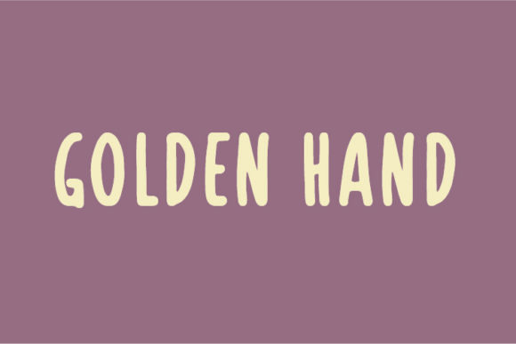 Golden Hand: A Versatile Script Font for Creative Projects