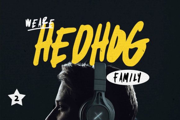 Hedhog: A Script Handwritten Font for Creative Crafters and Product Designers