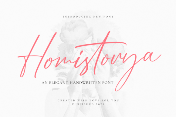Homistorya: A Script Handwritten Font for Elegant Web Design