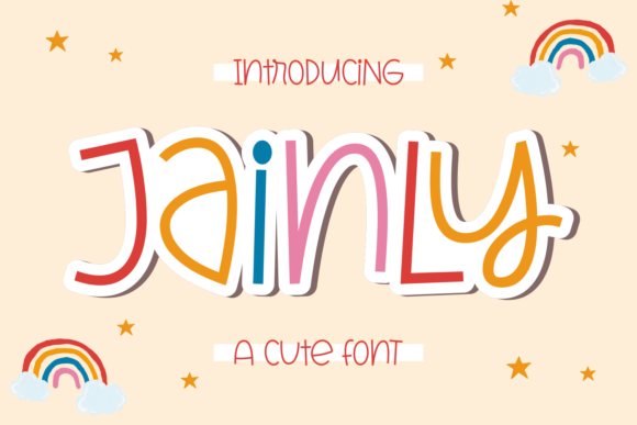 Jainly: A Playful Handwritten Font for Creative Crafters