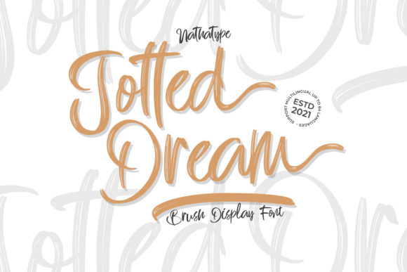 Jotted Dream: A Script Handwritten Font for Creative Branding