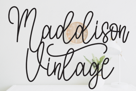 Maddison Vintage: A Script Handwritten Font for Modern Web Design
