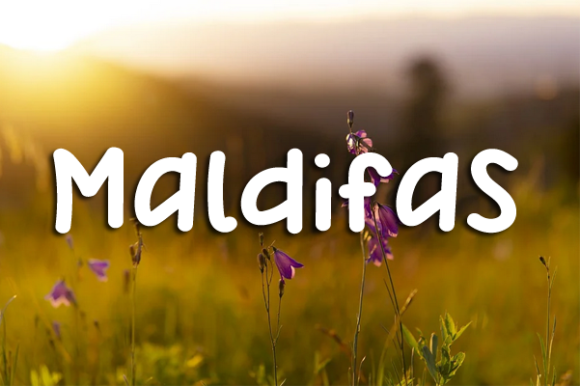 Maldifas: The Playful Script Font for Engaging Digital Content