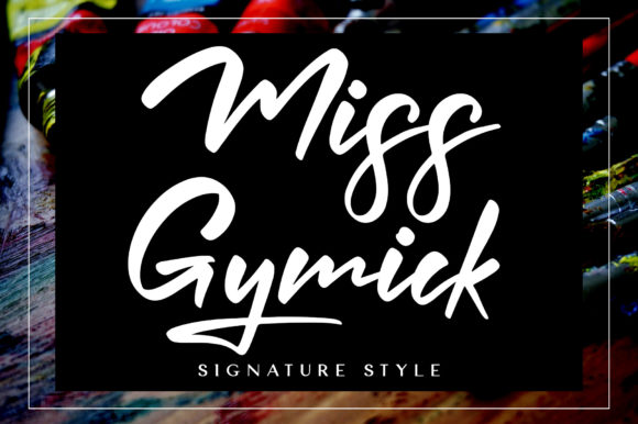 Miss Gymick: A Timeless Script Handwritten Font