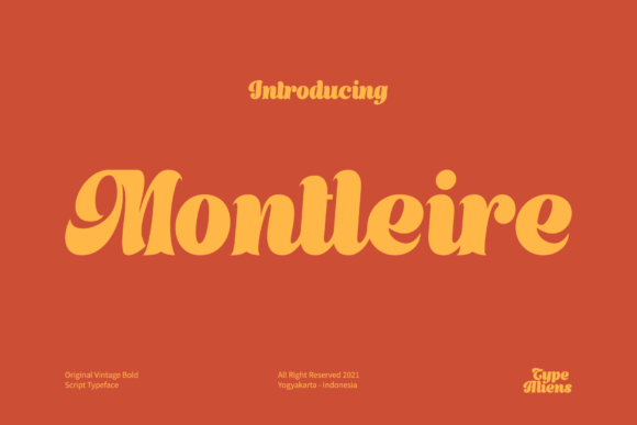 Montleire: A Bold Script Font for Dynamic Web Design