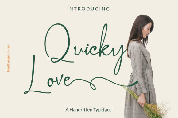 Quicky Love: A Script Handwritten Font That Elevates Your Creative Projects