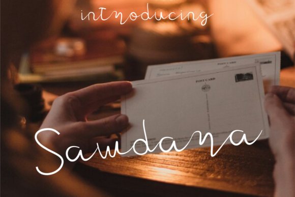 Sawdara: A Delicate Script Font for Branding and Design