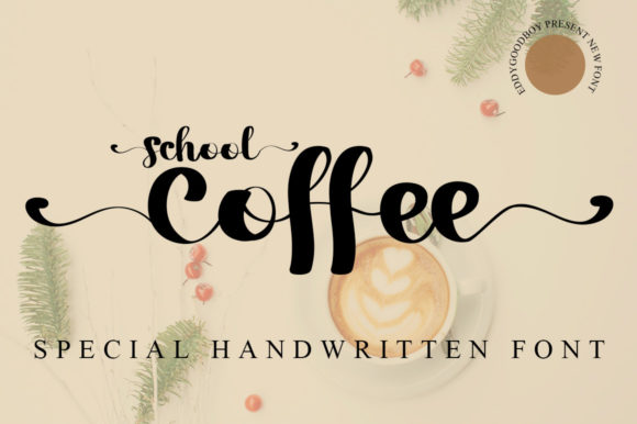 School Coffee: A Sweet Script Font for Creative Crafters