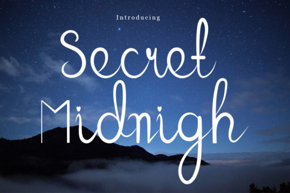 Secret Midnigh: A Font That Elevates Branding with Elegance and Modernity