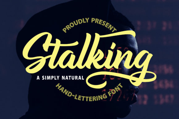 Stalking: A Bold Script Font for Editorial Design
