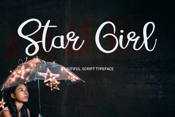 Star Girl Font: A Delicate Script for Handmade Creations