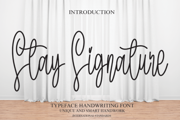 Stay Signature: A Timeless Script Font for Editorial Design and Branding