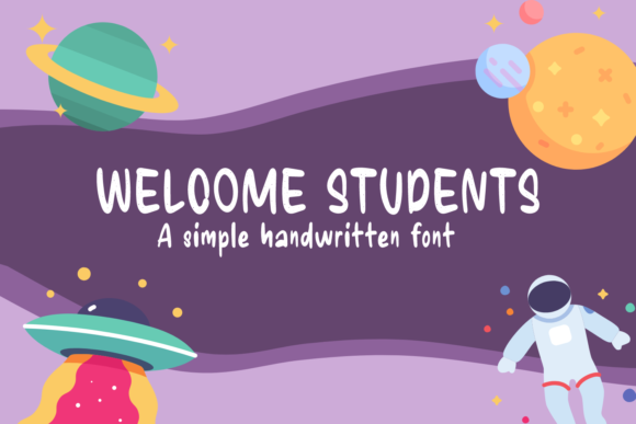 Welcome Students: A Versatile Script Font for Creative Campaigns